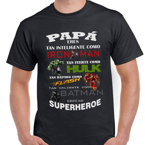 Camiseta papa héroe