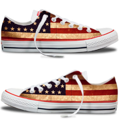 Zapatillas personalizadas Converse America Flag
